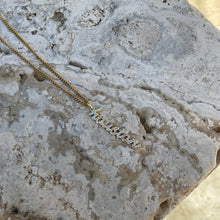 Load image into Gallery viewer, ICY NAME CHARM NECKLACE