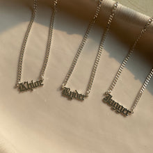 Load image into Gallery viewer, SIGNATURE GOTHIC NAME CHAIN