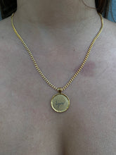 Load image into Gallery viewer, coin engraved handwriting necklace  *read description*
