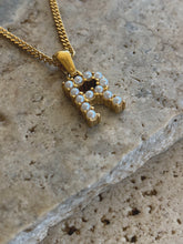 Load image into Gallery viewer, PEARL INITIAL NECKLACE
