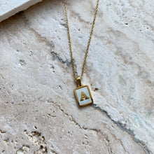 Load image into Gallery viewer, OPAL PEARL INITIAL PENDNT NECKLACE
